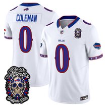 Men's Buffalo Bills Día de los Muertos Vapor Limited Jersey - All Stitched