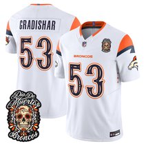 Men's Denver Broncos Día de los Muertos Vapor Limited Jersey - All Stitched