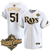 Men's Tampa Bay Rays 2026 World Series Vapor Premier Limited Jersey V2 - All Stitched