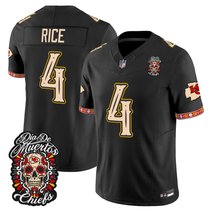 Men's Kansas City Chiefs Día de los Muertos Vapor Limited Jersey - All Stitched