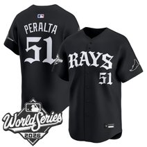 Men's Tampa Bay Rays 2026 World Series Vapor Premier Limited Jersey - Old English Edition - All Stitched