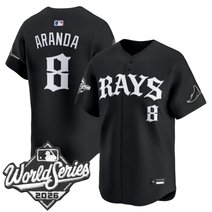 Men's Tampa Bay Rays 2026 World Series Vapor Premier Limited Jersey - Old English Edition - All Stitched