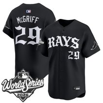 Men's Tampa Bay Rays 2026 World Series Vapor Premier Limited Jersey - Old English Edition - All Stitched