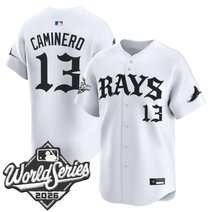 Men's Tampa Bay Rays 2026 World Series Vapor Premier Limited Jersey - Old English Edition - All Stitched