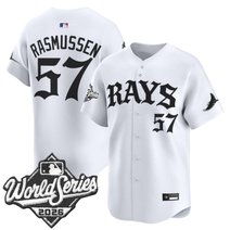 Men's Tampa Bay Rays 2026 World Series Vapor Premier Limited Jersey - Old English Edition - All Stitched