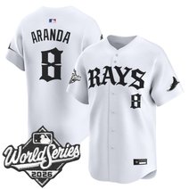 Men's Tampa Bay Rays 2026 World Series Vapor Premier Limited Jersey - Old English Edition - All Stitched