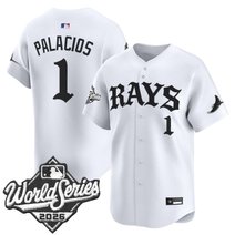 Men's Tampa Bay Rays 2026 World Series Vapor Premier Limited Jersey - Old English Edition - All Stitched