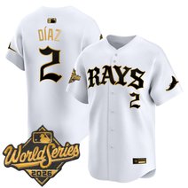Men's Tampa Bay Rays 2026 World Series Vapor Premier Limited Jersey - Old English Edition - All Stitched