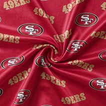 San Francisco 49ers Long Sleeve Satin Pajama Set
