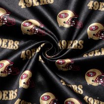 San Francisco 49ers Long Sleeve Satin Pajama Set V2
