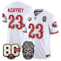 Men's San Francisco 49ers Día de los Muertos Vapor Limited Jersey - 80th Anniversary Patch - All Stitched