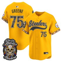 Men's Pittsburgh Steelers Día de los Muertos Vapor Limited Baseball Jersey - All Stitched