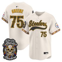 Men's Pittsburgh Steelers Día de los Muertos Vapor Limited Baseball Jersey - All Stitched