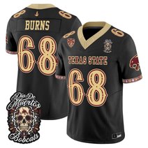 Men's Texas State Bobcats Día de los Muertos Vapor Limited Jersey - All Stitched