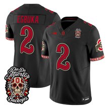 Men's Ohio State Buckeyes Día de los Muertos Vapor Limited Jersey - All Stitched