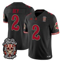 Men's Ohio State Buckeyes Día de los Muertos Vapor Limited Jersey - All Stitched