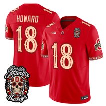 Men's Ohio State Buckeyes Día de los Muertos Vapor Limited Jersey - All Stitched