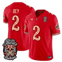 Men's Ohio State Buckeyes Día de los Muertos Vapor Limited Jersey - All Stitched