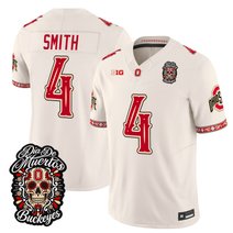 Men's Ohio State Buckeyes Día de los Muertos Vapor Limited Jersey - All Stitched
