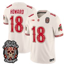 Men's Ohio State Buckeyes Día de los Muertos Vapor Limited Jersey - All Stitched