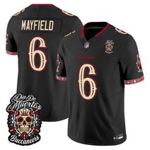 Men's Tampa Bay Buccaneers Día de los Muertos Vapor Limited Jersey - All Stitched
