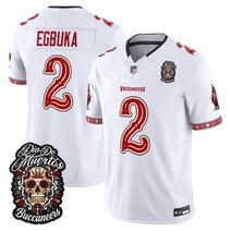 Men's Tampa Bay Buccaneers Día de los Muertos Vapor Limited Jersey - All Stitched