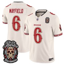 Men's Tampa Bay Buccaneers Día de los Muertos Vapor Limited Jersey - All Stitched