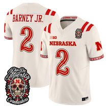 Men's Nebraska Cornhuskers Día de los Muertos Vapor Limited Jersey - All Stitched
