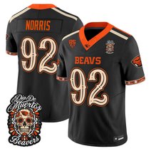 Men's Oregon State Beavers Día de los Muertos Vapor Limited Jersey - All Stitched