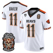 Men's Oregon State Beavers Día de los Muertos Vapor Limited Jersey - All Stitched