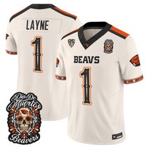 Men's Oregon State Beavers Día de los Muertos Vapor Limited Jersey - All Stitched