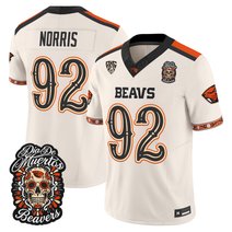 Men's Oregon State Beavers Día de los Muertos Vapor Limited Jersey - All Stitched