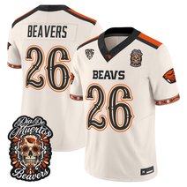 Men's Oregon State Beavers Día de los Muertos Vapor Limited Jersey - All Stitched
