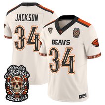 Men's Oregon State Beavers Día de los Muertos Vapor Limited Jersey - All Stitched