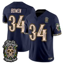 Men's Notre Dame Fighting Irish Día de los Muertos Vapor Limited Jersey - All Stitched