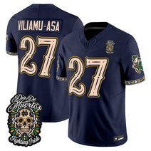 Men's Notre Dame Fighting Irish Día de los Muertos Vapor Limited Jersey - All Stitched