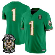 Men's Notre Dame Fighting Irish Día de los Muertos Vapor Limited Jersey - All Stitched