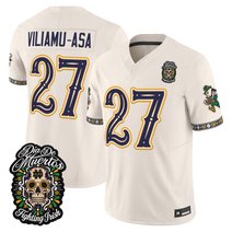 Men's Notre Dame Fighting Irish Día de los Muertos Vapor Limited Jersey - All Stitched