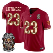 Men's Washington Commanders Día de los Muertos Vapor Limited Jersey - All Stitched