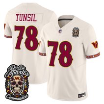 Men's Washington Commanders Día de los Muertos Vapor Limited Jersey - All Stitched