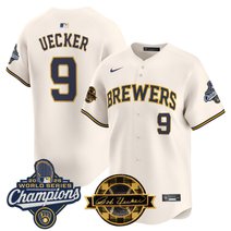 Men's Milwaukee Brewers 2026 World Series Champions Vapor Premier Limited Jersey - Bob Uecker Patch - All Stitched