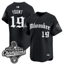 Men's Milwaukee Brewers 2026 World Series Champions Vapor Premier Limited Jersey - Gothic Edition - All Stitched