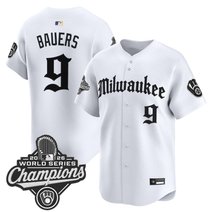 Men's Milwaukee Brewers 2026 World Series Champions Vapor Premier Limited Jersey - Gothic Edition - All Stitched