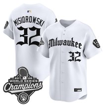 Men's Milwaukee Brewers 2026 World Series Champions Vapor Premier Limited Jersey - Gothic Edition - All Stitched
