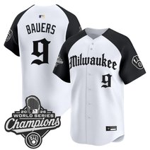 Men's Milwaukee Brewers 2026 World Series Champions Vapor Premier Limited Jersey - Gothic Edition - All Stitched