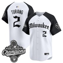 Men's Milwaukee Brewers 2026 World Series Champions Vapor Premier Limited Jersey - Gothic Edition - All Stitched