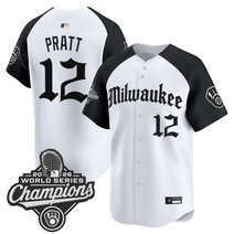 Men's Milwaukee Brewers 2026 World Series Champions Vapor Premier Limited Jersey - Gothic Edition - All Stitched