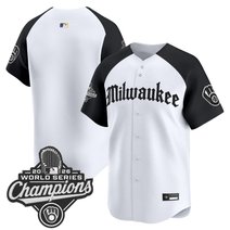 Men's Milwaukee Brewers 2026 World Series Champions Vapor Premier Limited Jersey - Gothic Edition - All Stitched