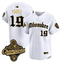 Men's Milwaukee Brewers 2026 World Series Champions Vapor Premier Limited Jersey - Gothic Edition - All Stitched