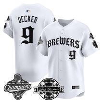 Men's Milwaukee Brewers 2026 World Series Champions Vapor Premier Limited Jersey - Old English Edition - All Stitched